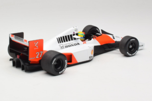 McLaren MP4/5B Honda #27 A. Senna Marlboro McLaren F1 World Champion 1990 Minichamps 1:18 540901827 Metall — bild 2 av 7
