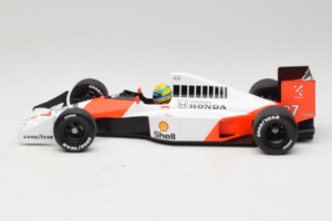 McLaren MP4/5B Honda #27 A. Senna Marlboro McLaren F1 World Champion 1990 Minichamps 1:18 540901827 Metall — bild 3 av 7