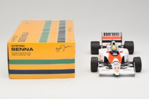 McLaren MP4/5B Honda #27 A. Senna Marlboro McLaren F1 World Champion 1990 Minichamps 1:18 540901827 Metall — bild 6 av 7