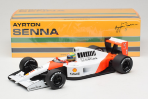 McLaren MP4/6 Honda #1 A. Senna Marlboro McLaren F1 World Champion 1991 Minichamps 1:18 540911801 Metall — bild 7 av 7
