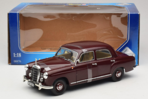 Mercedes 180 Ponton Mörkröd Revell 1:18 08876 Metall — bild 6 av 6
