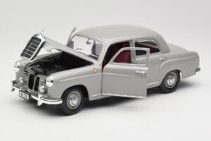 Mercedes 180 W120 Ponton Graphite Grey Revell 1:18 08974 Metall — bild 2 av 8