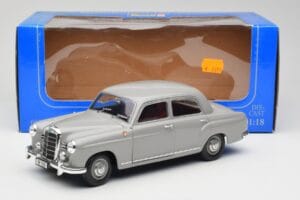 Mercedes 180 W120 Ponton Graphite Grey Revell 1:18 08974 Metall — bild 8 av 8