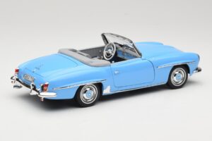 Mercedes 190 SL W121 Ljusblå Norev 1:18 183400 Metall — bild 3 av 8