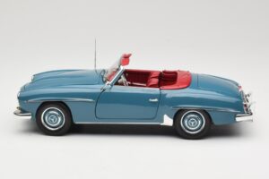 Mercedes 190 SL W121 Blå Minichamps 1:18 103037033 Metall — bild 4 av 8