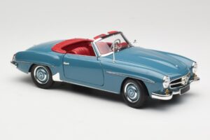 Mercedes 190 SL W121 Blå Minichamps 1:18 103037033 Metall — bild 6 av 8