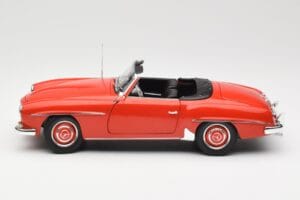 Mercedes 190 SL W121 Guards Red Minichamps 1:18 100037032 Metall — bild 4 av 8