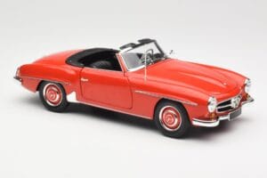 Mercedes 190 SL W121 Guards Red Minichamps 1:18 100037032 Metall — bild 6 av 8