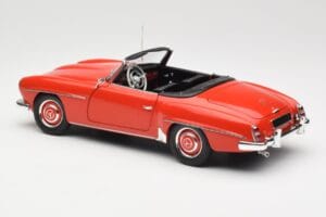 Mercedes 190 SL W121 Guards Red Minichamps 1:18 100037032 Metall — bild 7 av 8