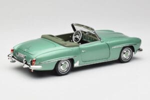 Mercedes 190 SL W121 Ljusgrön Metallic Norev 1:18 183401 Metall — bild 4 av 9