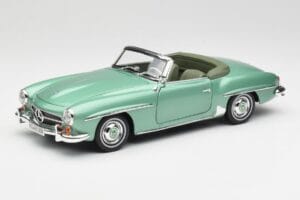 Mercedes 190 SL W121 Ljusgrön Metallic Norev 1:18 183401 Metall