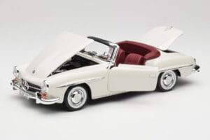 Mercedes 190 SL W121 Ljusgrå Norev 1:18 B66040710 Metall — bild 2 av 10