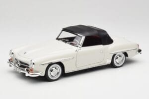 Mercedes 190 SL W121 Ljusgrå Norev 1:18 B66040710 Metall — bild 3 av 10