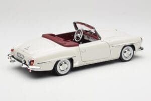 Mercedes 190 SL W121 Ljusgrå Norev 1:18 B66040710 Metall — bild 4 av 10