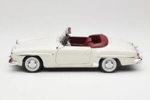 Mercedes 190 SL W121 Ljusgrå Norev 1:18 B66040710 Metall — bild 6 av 10