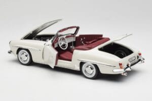 Mercedes 190 SL W121 Ljusgrå Norev 1:18 B66040710 Metall — bild 7 av 10