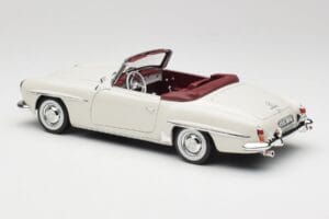 Mercedes 190 SL W121 Ljusgrå Norev 1:18 B66040710 Metall — bild 9 av 10