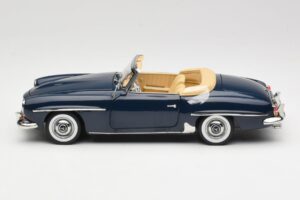 Mercedes 190 SL W121 Middle Blue Norev 1:18 183403 Metall — bild 4 av 8