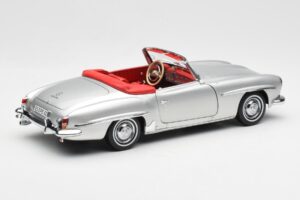 Mercedes 190 SL W121 Silver Norev 1:18 B660640604 Metall — bild 3 av 8