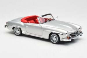 Mercedes 190 SL W121 Silver Norev 1:18 B660640604 Metall — bild 6 av 8