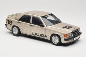 Mercedes 190E 2.3-16 W201 #1 N. Lauda Race of Champions Nurburgring 1984 AUTOart 1:18 88431 Metall — bild 6 av 8