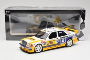 Mercedes 190E 2.5-16 EVO 1 W201 Team MS-Jet #4 R. Asch DTM 1989 Minichamps 1:18 155893604 Metall — bild 6 av 6