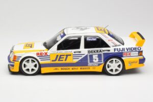 Mercedes 190E 2.5-16 EVO 1 W201 Team MS-Jet #5 M. Reuter DTM 1989 Minichamps 1:18 155893605 Metall — bild 3 av 6