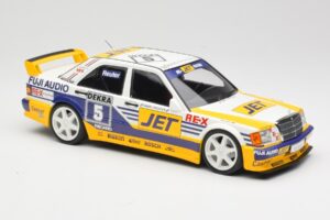 Mercedes 190E 2.5-16 EVO 1 W201 Team MS-Jet #5 M. Reuter DTM 1989 Minichamps 1:18 155893605 Metall — bild 4 av 6