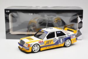 Mercedes 190E 2.5-16 EVO 1 W201 Team MS-Jet #5 M. Reuter DTM 1989 Minichamps 1:18 155893605 Metall — bild 6 av 6