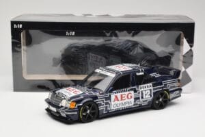 Mercedes 190E 2.5-16 EVO 1 W201 Team Snobeck #12 A. Cudini DTM 1989 Minichamps 1:18 155893612 Metall — bild 6 av 6