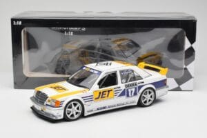 Mercedes 190E 2.5-16 EVO I W201 #17 Team MS-Jet J. van Ommen DTM 1990 Minichamps 1:18 155903617 Metall — bild 6 av 6