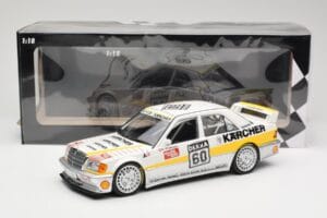Mercedes 190E 2.5-16 EVO I W201 #60 Team AMG Mercedes K. Wendlinger DTM 1990 Minichamps 1:18 155903660 Metall — bild 6 av 6