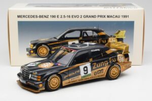Mercedes 190E 2.5-16 Evo II #9 K. Ludwig Macau GP 3rd Place 1991 AUTOart 1:18 89135 Metall — bild 8 av 8