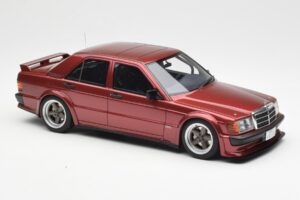 Mercedes 190E 2.5-16 W201 RAUH-Welt Republik Röd Otto 1:18 OT1083 Resin — bild 4 av 6