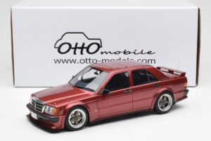 Mercedes 190E 2.5-16 W201 RAUH-Welt Republik Röd Otto 1:18 OT1083 Resin — bild 6 av 6