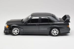 Mercedes 190E W201 2.5-16 EVO 2 Svart Metallic Minichamps 1:18 155036100 Metall — bild 3 av 6