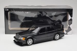Mercedes 190E W201 2.5-16 EVO 2 Svart Metallic Minichamps 1:18 155036100 Metall — bild 6 av 6