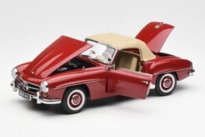 Mercedes 190SL W198 Röd AUTOart 1:18 76116 Metall — bild 2 av 8