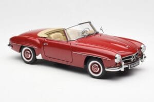 Mercedes 190SL W198 Röd AUTOart 1:18 76116 Metall — bild 6 av 8