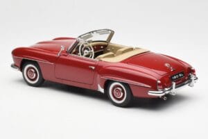 Mercedes 190SL W198 Röd AUTOart 1:18 76116 Metall — bild 7 av 8