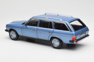 Mercedes 200 S123 T-Model Diamond Blå Återförsäljarupplaga Norev 1:18 B66040671 Metall — bild 7 av 8