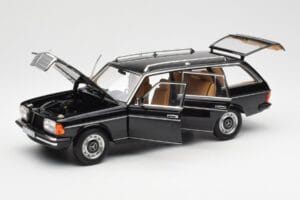 Mercedes 200 T S123 Svart Norev 1:18 183735 Metall — bild 2 av 8