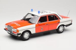 Mercedes 200 W123 Ambulans Vit Norev 1:18 183834 Metall