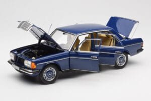Mercedes 200 W123 Surf Blå Norev 1:18 183710 Metall — bild 2 av 8