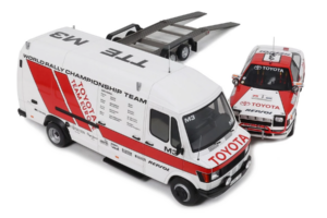 Mercedes 208D + Toyota Celica ST165 Gr.A RAC Safari 1990 Otto 1:18 OT480 Resin — bild 2 av 4