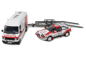 Mercedes 208D + Toyota Celica ST165 Gr.A RAC Safari 1990 Otto 1:18 OT480 Resin — bild 3 av 4