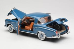Mercedes 220 SE W128 Blå Sun Star 1:18 3561 Metall — bild 5 av 8