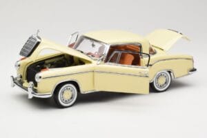 Mercedes 220 SE W128 Coupe Beige Sun Star 1:18 3562 Metall — bild 2 av 8