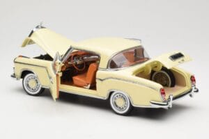 Mercedes 220 SE W128 Coupe Beige Sun Star 1:18 3562 Metall — bild 5 av 8