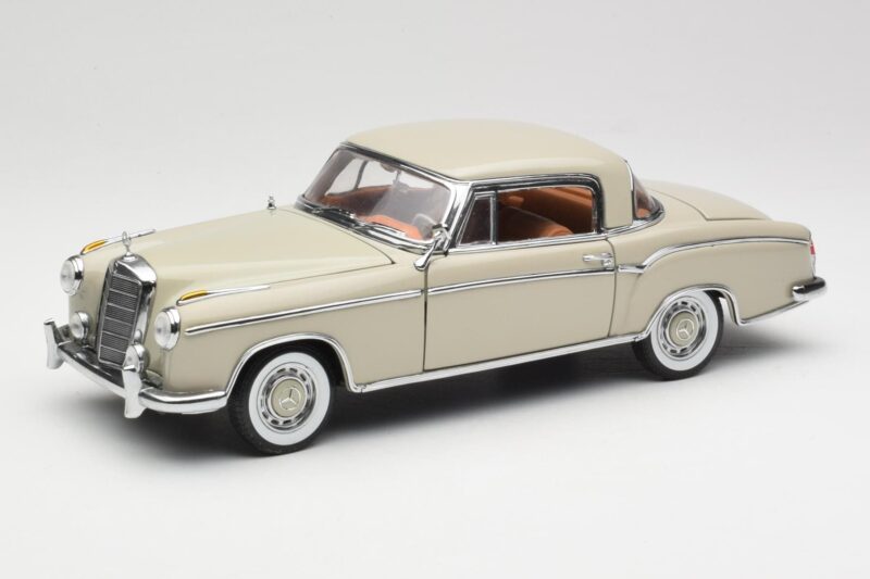 Mercedes 220 SE W128 Coupe Ljusgrå Sun Star 1:18 3568 Metall